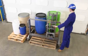 Stainless Steel Drum Unloader DTP04-R500-1250-SS